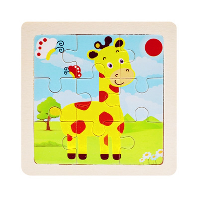 Wooden Jigsaw Puzzles Kids Activity